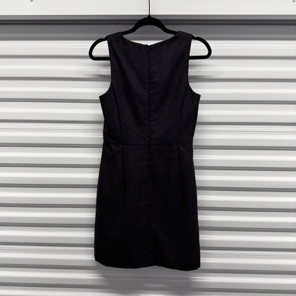 Theory Wool Pinstripe Sleeveless Sheath Dress Size 4 - Picture 4 of 5